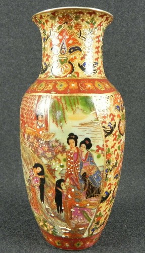 Antico vaso cinese dipinto - cinese, a