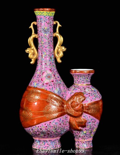 Vaso bottiglia orecchie doppie