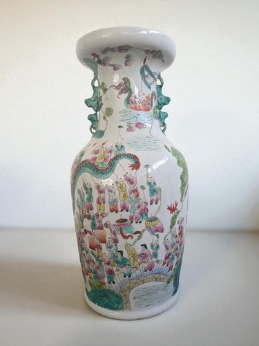 Vaso cinese porcellana - vaso,