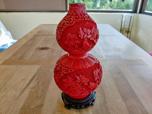 Vaso cinese latta - latta, doppia