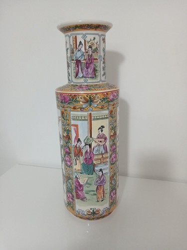 Antico vaso cinese canton - cinese,