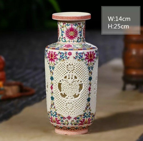 Vaso ceramica cavo fatto - , a