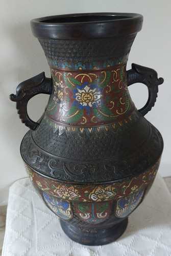 Antico vaso orientale cinese - vaso,