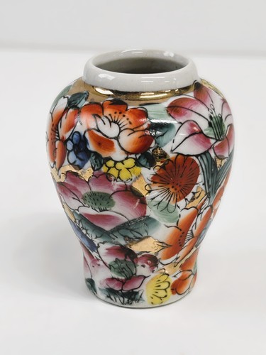 Vaso cinese motivo floreale - vaso,