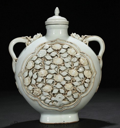 Vaso bottiglia fiore doppio